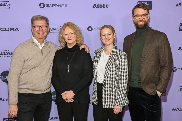 (L-R) Robert Steen, Trude Steen, Mia Steen and Benjamin Ree. Photo by Shutterstock